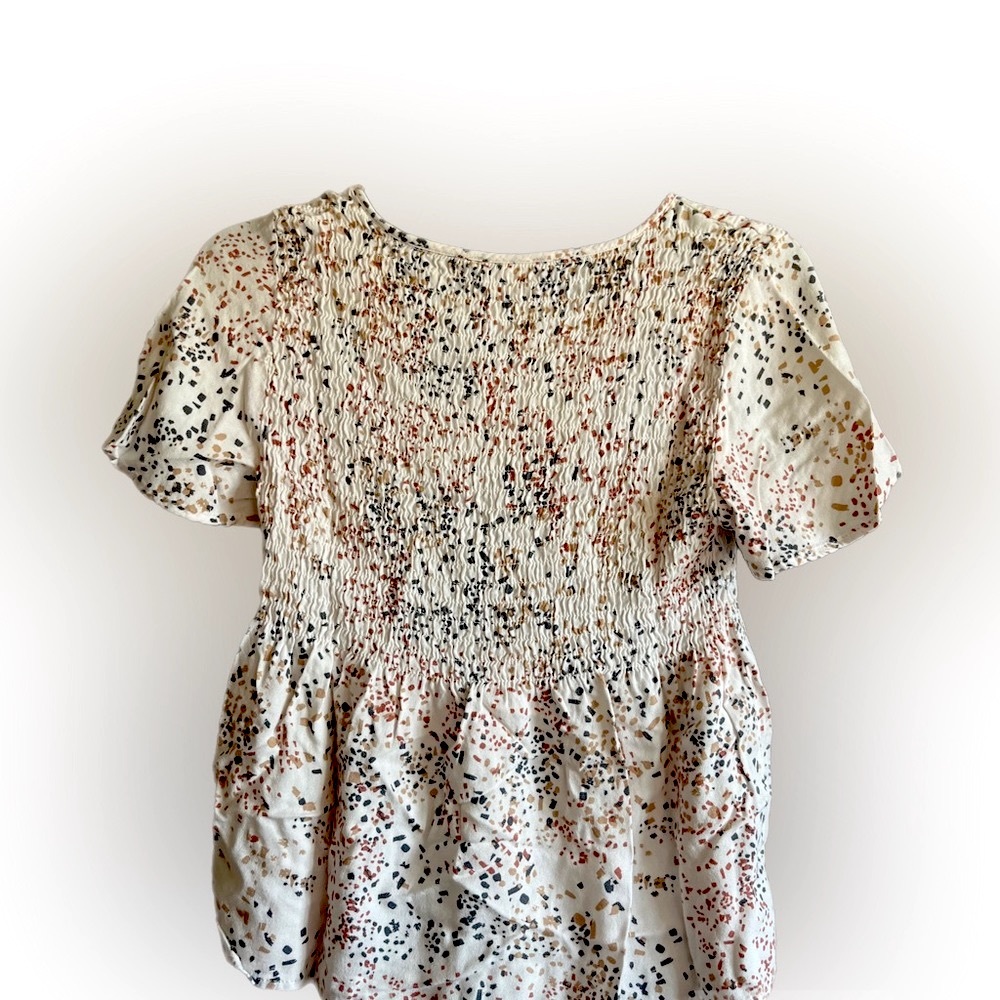Floral Ribbed Tee - Picture 2 of 3